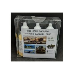 Set de 3 Acrilicos, Set Camo Lagarto. Bote 17 ml. Marca BMR MODELS. Ref: SETCAMOLAGARTO.