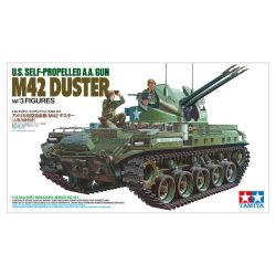 U.S. Self-Propelled A.A. Gun M42 Duster (w/3 Figures). Escala 1:35. Marca Tamiya. Ref: 35161