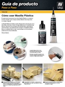 Masilla plástica y lijado - Vallejo 2 Vallejo - Masilla plástica