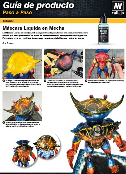 Máscara liquida en Mecha