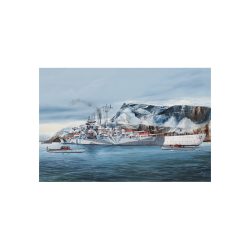 Acorazado German Tirpitz Battleship. Escala: 1:350. Marca: Trumpeter. Ref: 05359.