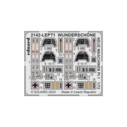 Bf 109F-2, Bf 109F-4. Wunderschöne neue Maschinen Pt.1 PE-set, Escala: 1:72. Marca Eduard. Ref: 2142-LEPT