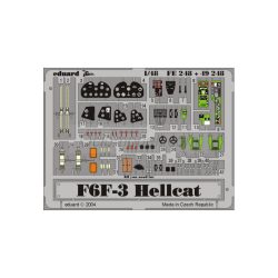 Fotograbados para F6F-3. Escala: 1:48. Marca Eduard. Ref: FE248