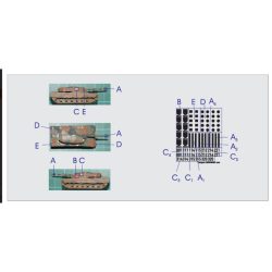 calcas del tanque leopard 2a4 escala 135 marca trenmilitaria ref 00044601