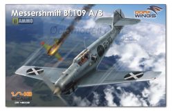 Messershmitt Bf.109 A/B. Escala 1:48. Marca Dorawings. Ref: DW4800, El 109E entró en servicio con la Legión Cóndor durante la etapa final de la Guerra Civil Española y fue la versión principal desde comienzos de la Segunda Guerra Mundial hasta mediados de