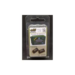 Raciones de previsión Ejército Español, Resina 3D, 4ud. 1:35. Marca BMR MODELS. Ref: 3D35006