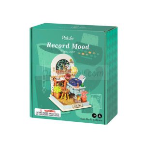 Record Mood (Study), Kit de montaje. Marca Diy Miniatures. Ref: DS017, CONSTRUCCIÓN DE PEQUEÑOS ESCENARIO