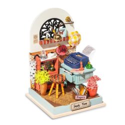 Record Mood (Study), Kit de montaje. Marca Diy Miniatures. Ref: DS017, CONSTRUCCIÓN DE PEQUEÑOS ESCENARIO