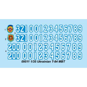Ukrainian T-84 MBT. Escala 1:35. Marca Trumpeter. Ref: 09511