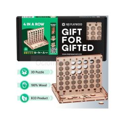 4 en Raya 76 pz, madera contrachapada. Marca Mr.playwood. Ref: 10903