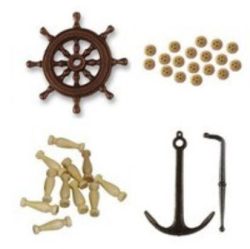 Sección de accesorios para modelismo naval tanto en madera como en metal de la marca Amati