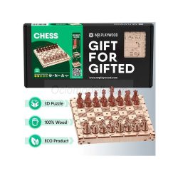 Ajedrez 129 pz, madera contrachapada. Marca Mr.playwood. Ref: 10901