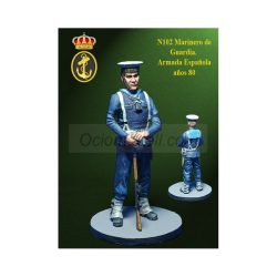 Marinero de guardia. Armada Española años 80, 54mm. Marca Nimix. Ref: N102