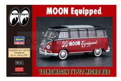 MOON Equipped Volkswagen Type2 Micro Bus. Escala 1:24. Marca Hasegawa. Ref: 20524