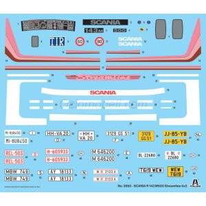 Scania R143 M 500 Streamline 4x2. Escala 1:24. Marca Italeri. Ref: 3950