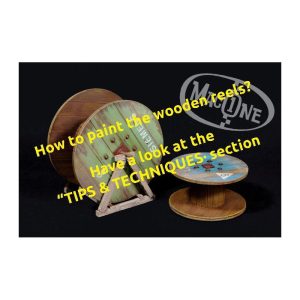 Bobinas industriales Set B. Escala 1:35. Marca Macone. Ref: MAC35122