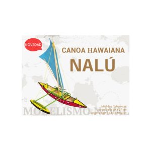 Canoa Nalú, 29 x 27 cm. Marca Keranova. Ref: 50206, kit de madera cortado mediante laser de canoa hawaiana 2 Canoa Nalú, 29 x 27 cm. Marca Keranova. Ref: 50206