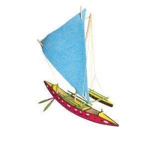 Canoa Nalú, 29 x 27 cm. Marca Keranova. Ref: 50206, kit de madera cortado mediante laser de canoa hawaiana 3 Canoa Nalú, 29 x 27 cm. Marca Keranova. Ref: 50206