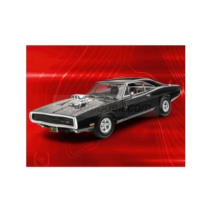 Coche F&F Dominic's 1970 Dodge Charger. Escala 1:24. Marca Revell. Ref: 67693.