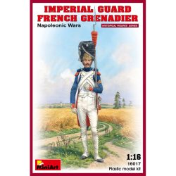 IMPERIAL GUARD FRENCH GRENADIER. NAPOLEONIC WARS. Escala 1:16. Marca Miniart. Ref: 16017.