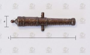 Tubo de Cañón, 18 mm. 10 Unids. Marca Amati. Ref: 4164/18, 416418