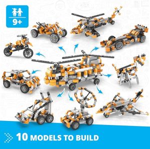 Inventor ``Helicóptero´´10 modelos . Kit construction blocks. Marca Engino. Ref: IN70