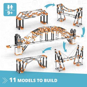 Stem Set de Arquitectura : ``Torre Eiffel y Puente de Sydney´´2 modelos . Kit construction blocks. Marca Engino. Ref: STEM55-ES, diseñada por el ingeniero Gustave Eiffel y El Puente de Sydney fue inaugurado en 1932 y es el puente arqueado de acero más ancho del mundo 3 Stem Set de Arquitectura : ``Torre Eiffel y Puente de Sydney´´2 modelos . Kit construction blocks. Marca Engino. Ref: STEM55-ES