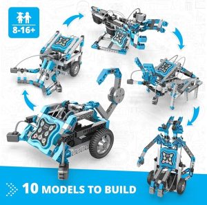 Metabot ERP ``mini Plataforma robótica ampliable´´10 modelos . Kit construction blocks. Marca Engino. Ref: ROB20, Metabot ERP es una mini plataforma robótica ampliable que cuenta con 10 modelos diferentes en su kit de construcción de bloques 3 Metabot ERP ``mini Plataforma robótica ampliable´´10 modelos . Kit construction blocks. Marca Engino. Ref: ROB20