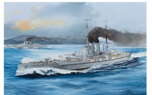 Acorazado SMS Viribus Unitis. Escala: 1:350. Marca: Trumpeter. Ref: 05364, está equipado con un triple cargado de cañones principales de 305 mm 2 Acorazado SMS Viribus Unitis. Escala: 1:350. Marca: Trumpeter. Ref: 05364