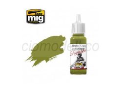 Acrílico para figuras, Verde Amarillento FS-34259. Bote 17 ml. Marca Ammo by Mig Jimenez. Ref: F504