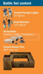 BEAU GESTE: Algerian Tuareg Revolt - BATTLE SET. Escala 1:72. Marca Italeri. Ref: 6183