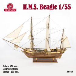 Bergantín Atlantis H.M.S. Beagle. 1:55. Marca Constructo. Ref: 80846.