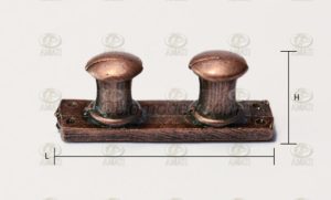 Bita doble tipo D, metalica, 11mm. 2ud. Marca Amati. Ref: 490907, 4909/07