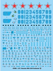 Caza Mig-31M Foxhound. Escala 1:72. Marca Trumpeter. Ref: 01681