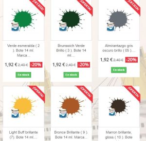 ¡Gran Oferta en pinturas de esmalte de la marca Humbrol! - 20% de descuento en toda la gama