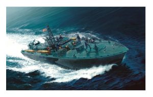 ELCO 80' PT - 596 TORPEDO BOAT. Escala 1:35. Marca Italeri. Ref: 5602.