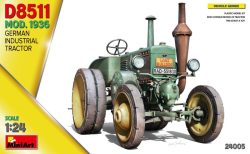 GERMAN INDUSTRIAL TRACTOR D8511 MOD. 1936. Escala 1:24. Marca Miniart. Ref: 24005