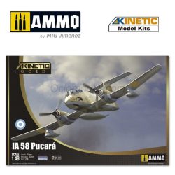 IA 58 Pucará. Escala 1:48. Marca Kinetic Model. Ref: K48078