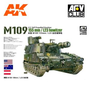 M109 155mm L23 howitzer. Escala 1:35. Marca AFV Club. Ref: AF35329