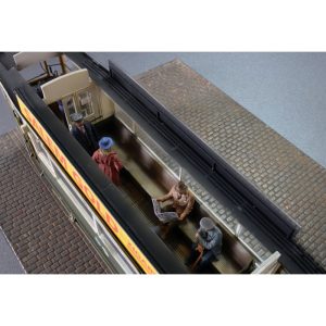 Tranvía con pasajeros, EUROPEAN TRAMCAR /CREW & PASSENGERS. Escala 1:35. Marca Miniart. Ref: 38009