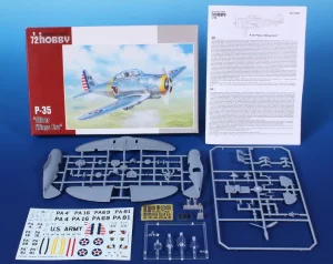 P-35 Silver Wings Era. Escala 1:72. Marca Special Hobby. Ref: SH72260