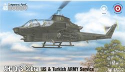 AH-1Q/S Cobra ‘US & Turkish Army Service’. Escala 1:48. Marca Special Hobby. Ref: 48232