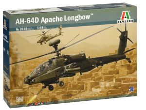 AH-64D APACHE LONGBOW. Escala 1:48. Marca Italeri. Ref: 2748, modelo de helicóptero de ataque de origen estadounidense, diseñado para misiones de combate en situaciones de alto riesgo 2 AH-64D APACHE LONGBOW. Escala 1:48. Marca Italeri. Ref: 2748
