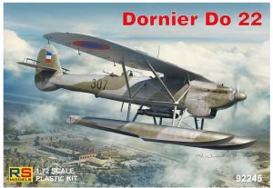 Dornier Do 22, 4 calcas para Croacia y Grecia. Escala 1:72. Marca RSmodels. Ref: 92245
