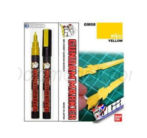 GSI GUNDAM MARKER YELLOW MATT. Marca MR.Hobby. Ref: GM0, Su punta fina es ideal para los detalles más pequeños, ofreciendo un gran color y utilizando pintura expansiva a base de alcohol 2 GSI GUNDAM MARKER YELLOW MATT. Marca MR.Hobby. Ref: GM08