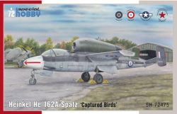 Heinkel He 162A Spatz ‘Captured Birds’. Escala 1:72. Marca Special Hobby. Ref: SH72475.
