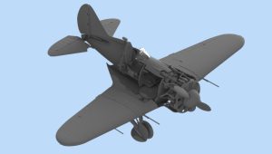 I-16 Type 28, WWII Soviet fighter. Escala 1:32. Marca ICM. Ref: 32002