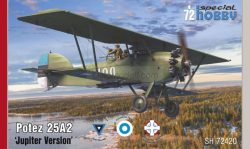 Potez 25A2 ‘Jupiter Version’. Escala 1:72. Marca Special Hobby. Ref: 72420