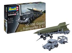 SS-100 Gigant with Transporter & V2. Escala 1:72. Marca Revell. Ref: 03310