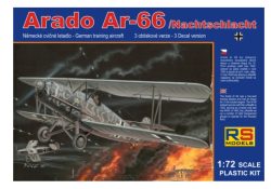 Arado Ar-66, Nachtschlacht, monoplaza. Escala 1:72. Marca RSmodels. Ref: 92063